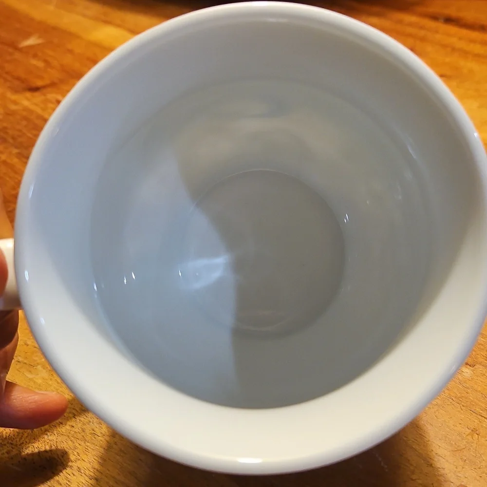 Pier 1 Imports Monogram Initial E mug